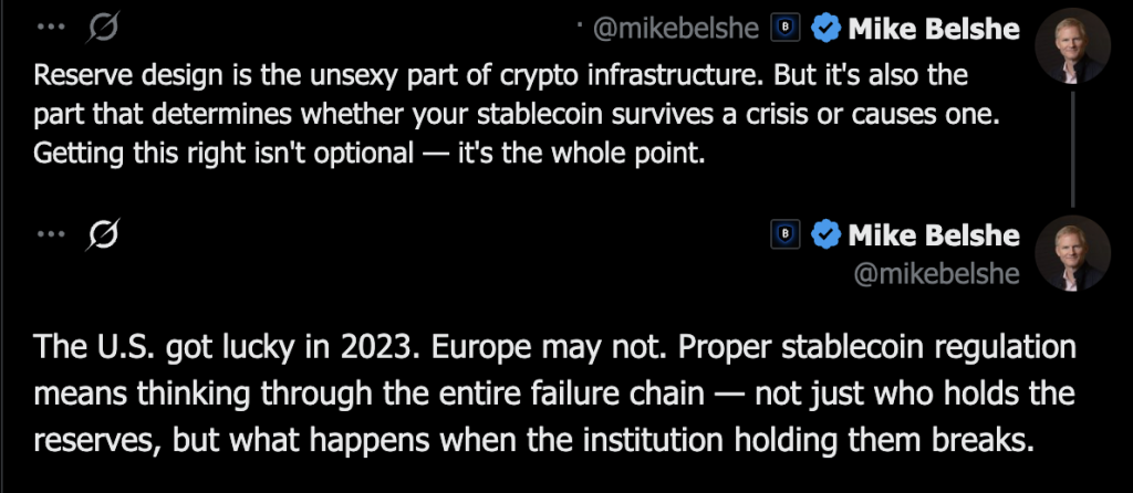 BitGo CEO Warns of ‘Massive Stablecoin Crisis’ as Europe MiCA Crypto Deadline Looms